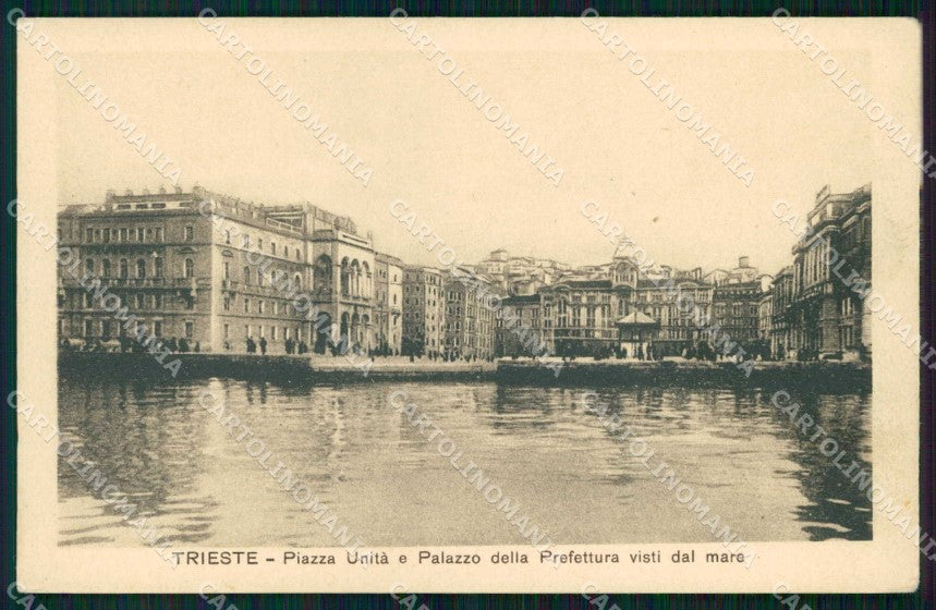 Trieste Città Piazza Unità Palazzo della Prefettura cartolina RT5069 – fronte