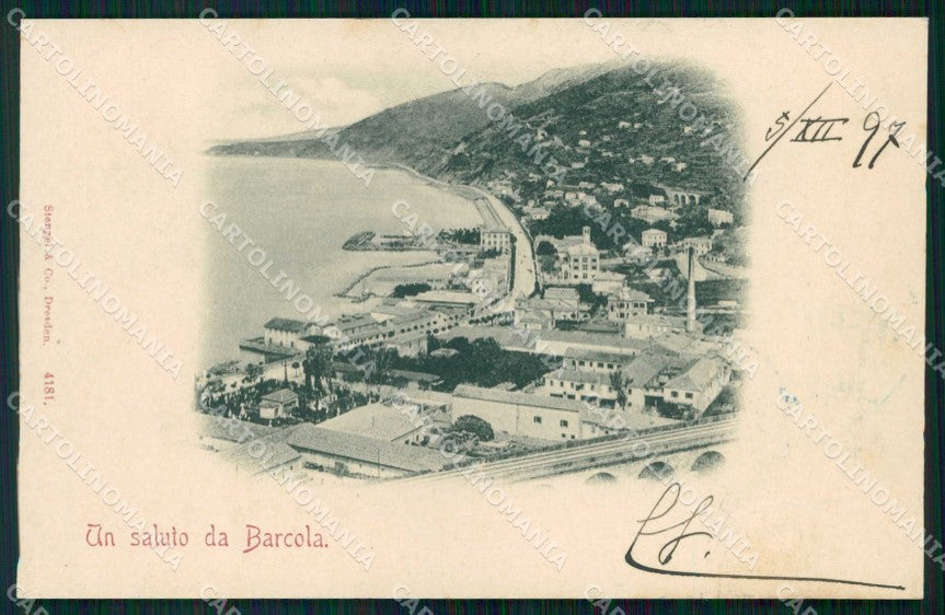 Trieste Città Saluto da Barcola Stengel 4181 cartolina RT5086 – fronte
