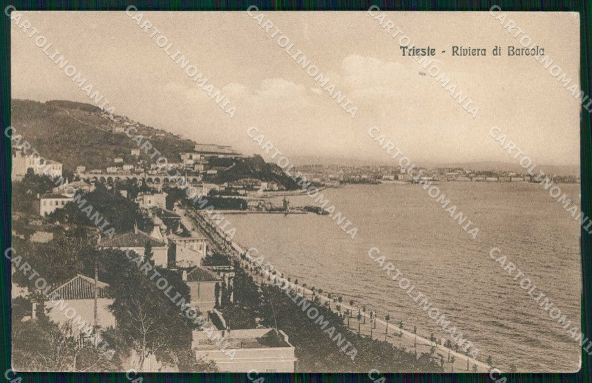Trieste Città Barcola Riviera Alterocca 36362 SCOLLATA cartolina RT5087 – fronte
