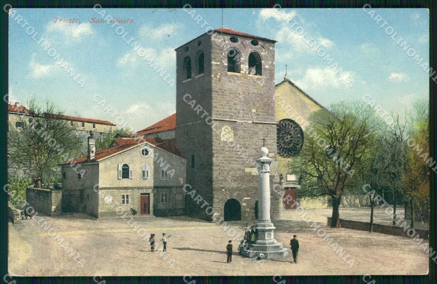 Trieste Città San Giusto cartolina RT5093 – fronte
