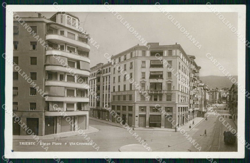 Trieste Città Largo Piave Via Coroneo Foto cartolina RT5119 – fronte