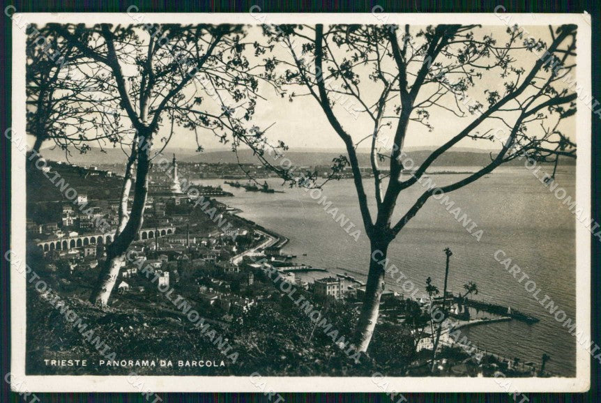 Trieste Città Veduta da Barcola Stein 28 Foto cartolina RT5132 – fronte
