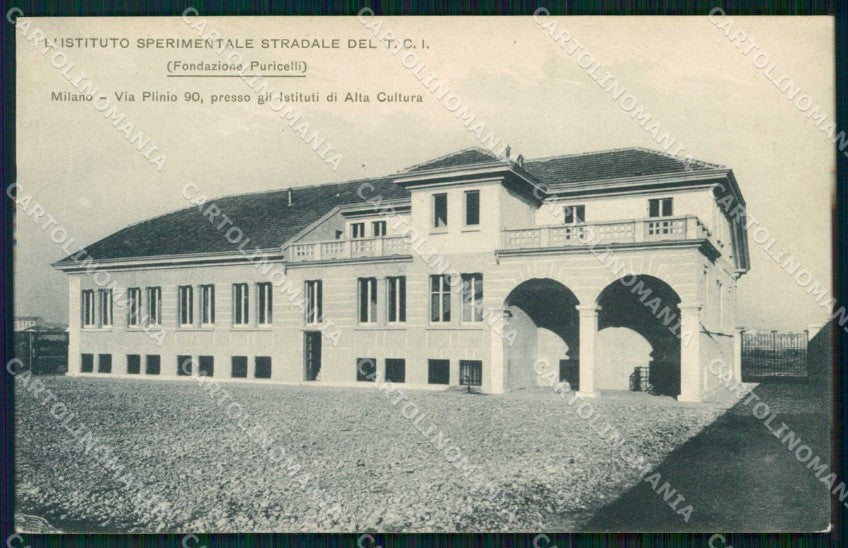 Milano Città Touring Club Italiano Fondazione Puricelli cartolina RT5177 – fronte