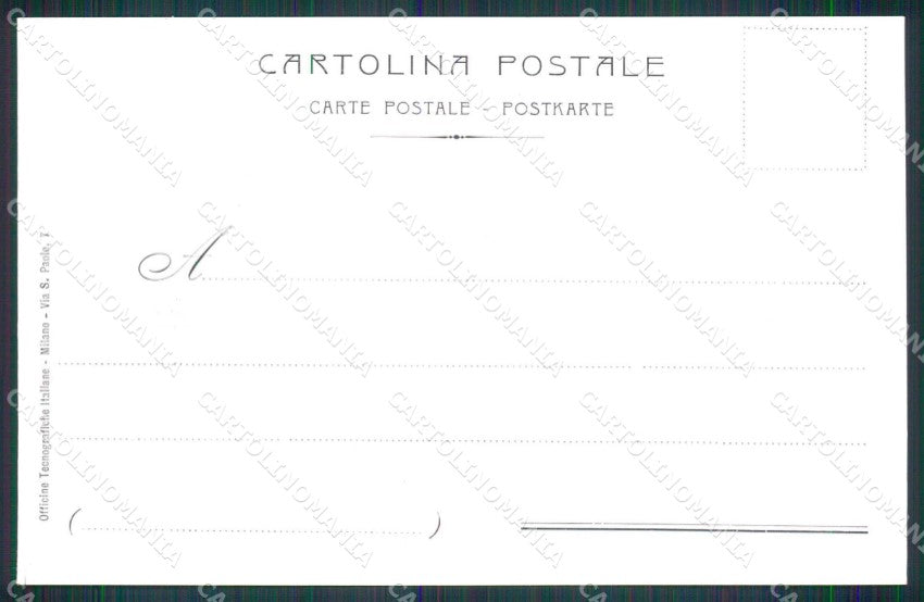 Milano Città Colonna Commemorativa Corso Venezia cartolina RT5193 – retro