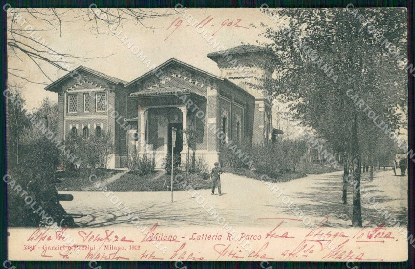 Milano Città Latteria R Parco SCOLLATA cartolina RT5203 – fronte