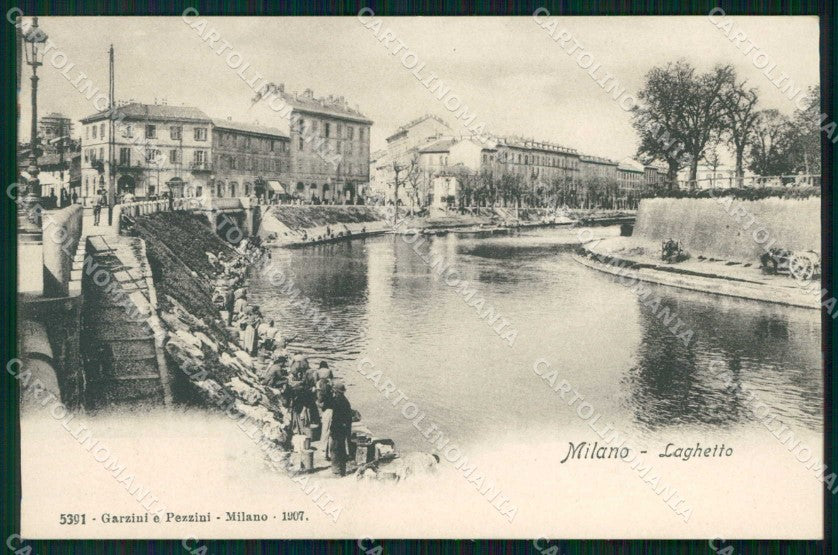 Milano Città Laghetto cartolina RT5204 – fronte