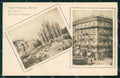 Milano Città Hotel Pension Bonini Duomo Tram cartolina RT5214 – fronte