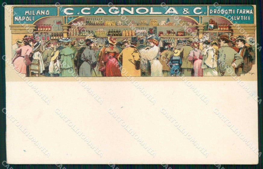 Milano Città Prodotti Farmaceutici Villa cartolina RT5246 – fronte