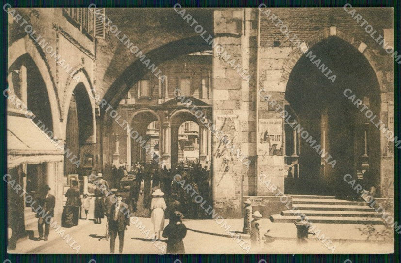 Milano Città Passaggio Piazza Mercanti Foto cartolina RT5261 – fronte
