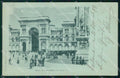 Milano Città Arco Galleria Vittorio Emanuele Chiaro di Luna cartolina RT5273 – fronte