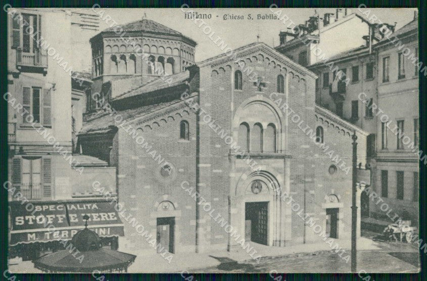 Milano Città Chiesa San Babila Brunner 3318 cartolina RT5278 – fronte