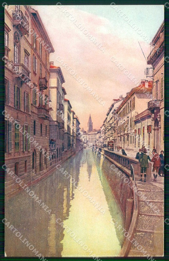 Milano Città Naviglio Via Fatebenefratelli Brunner 16993 cartolina RT5281 – fronte