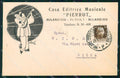Milano Città Casa Musicale Pierrot Roveront PIEGHINA cartolina RT5307 – fronte