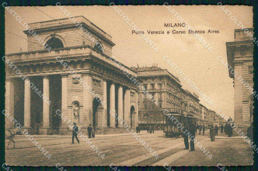 Milano Città Corso Buenos Ayres Tram Porta Venezia cartolina RT5312 – fronte