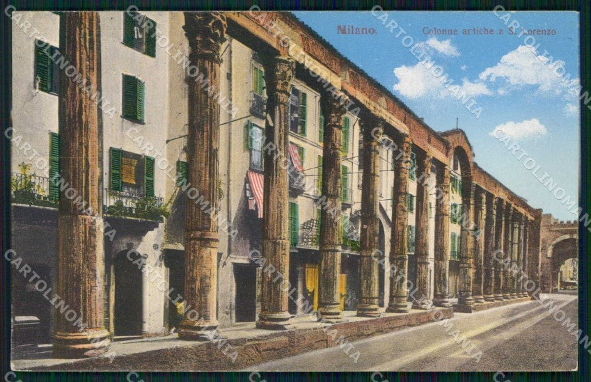 Milano Città Colonne Antiche San Lorenzo cartolina RT5316 – fronte