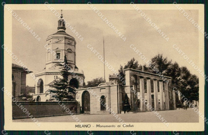 Milano Città Monumento ai Caduti cartolina RT5337 – fronte