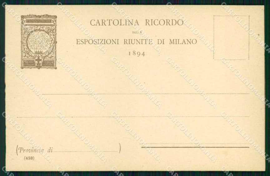 Milano Città Ricordo di Esposizioni Riunite cartolina RT5367 – fronte