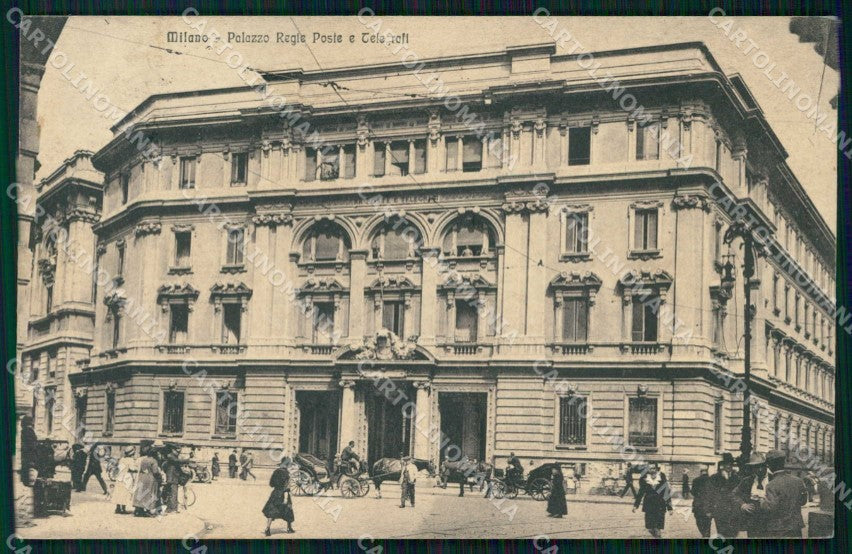 Milano Città Palazzo Regie Poste Telegrafi Alterocca 67362 92 cartolina RT5398 – fronte