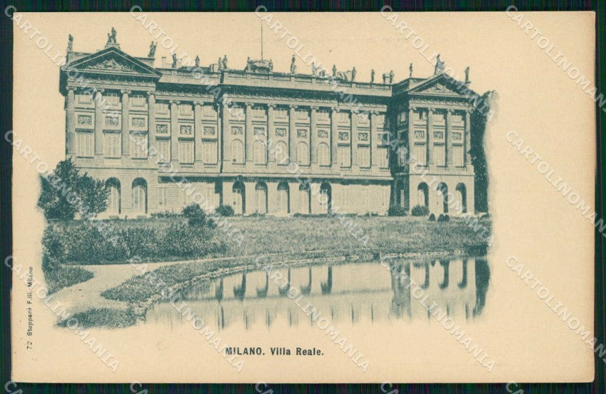Milano Città Villa Reale cartolina RT5407 – fronte