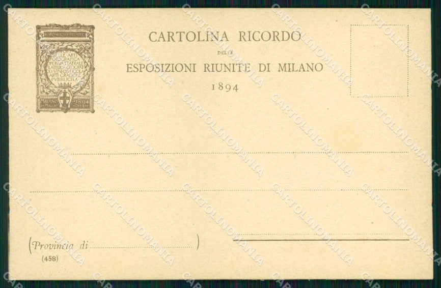 Milano Città Ricordo di Esposizioni Riunite cartolina RT5409 – fronte