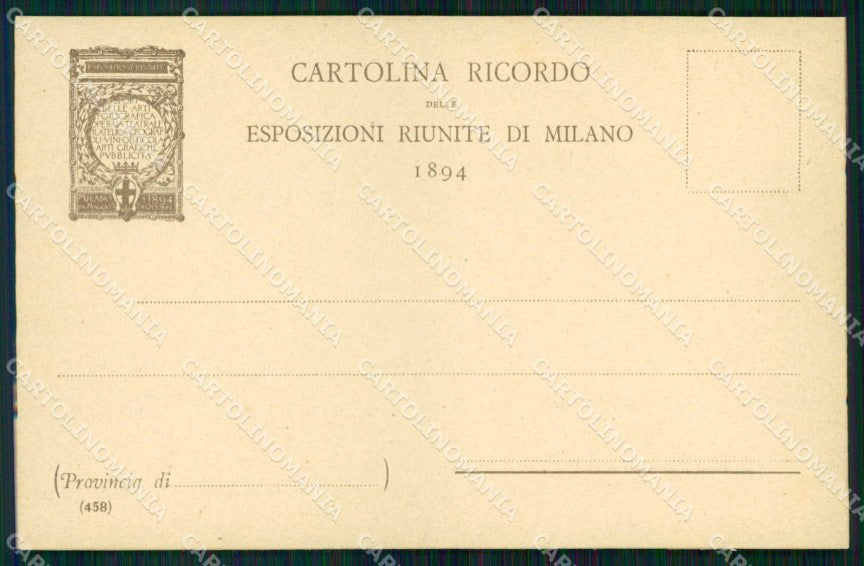 Milano Città Ricordo di Esposizioni Riunite cartolina RT5410 – fronte