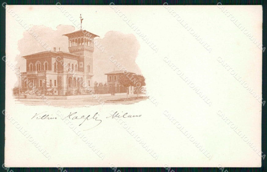 Milano Città Villino Hoepli via XX Settembre cartolina RT5419 – fronte