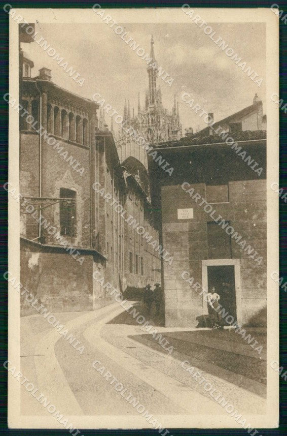 Milano Città Via delle Ore Guglia Centrale Duomo cartolina RT5431 – fronte