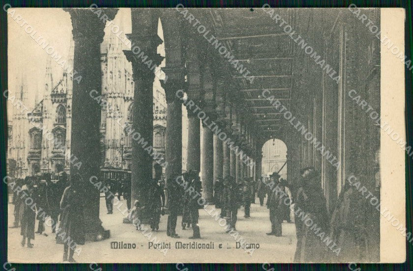 Milano Città Portici Meridionali Duomo Tram Alterocca 36317 cartolina RT5442 – fronte