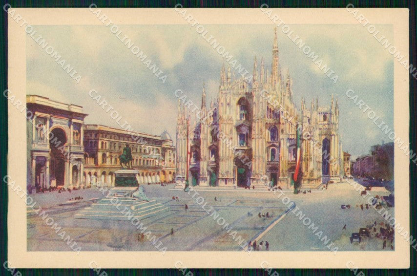 Milano Città Piazza del Duomo cartolina RT5468 – fronte