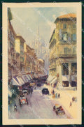 Milano Città Corso Vittorio Emanuele II Automobili cartolina RT5469 – fronte