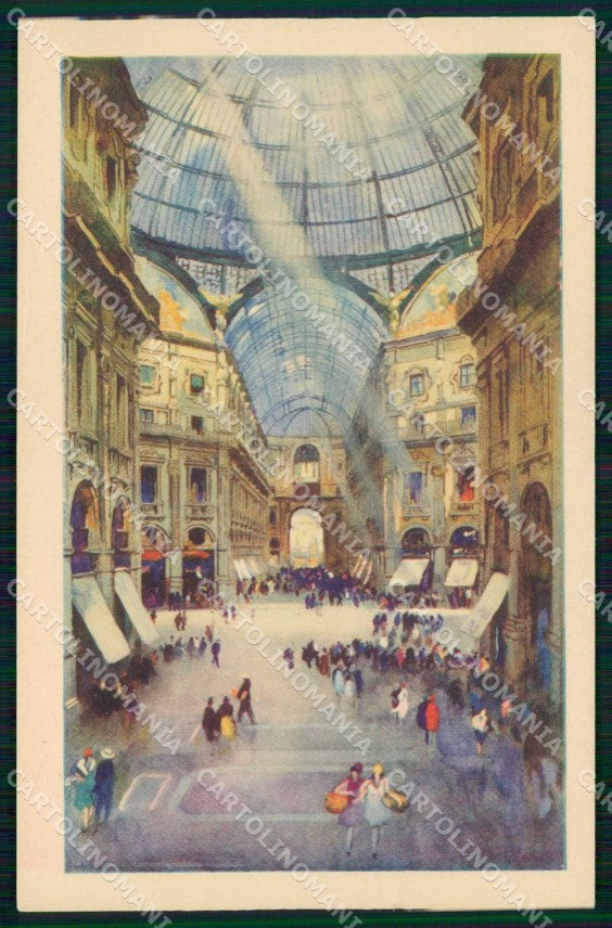 Milano Città Galleria Vittorio Emanuele II cartolina RT5470 – fronte
