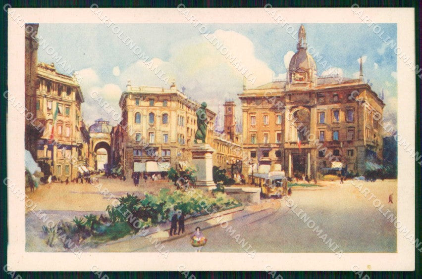 Milano Città Piazza Cordusio cartolina RT5475 – fronte