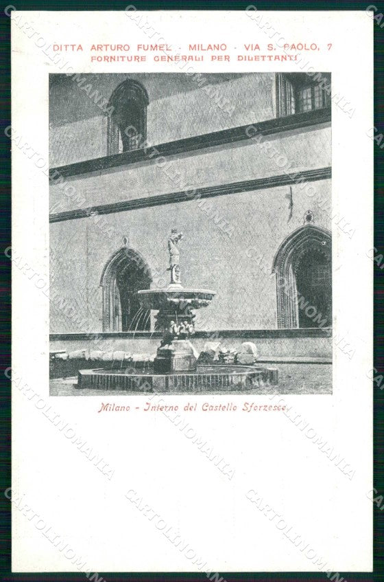 Milano Città Interno Castello Sforzesco cartolina RT5488 – fronte