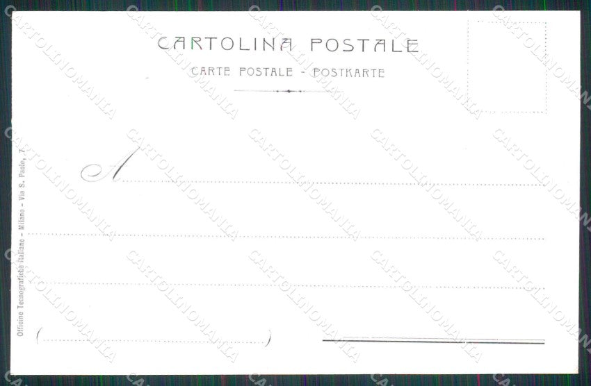 Milano Città Interno Castello Sforzesco cartolina RT5489 – retro