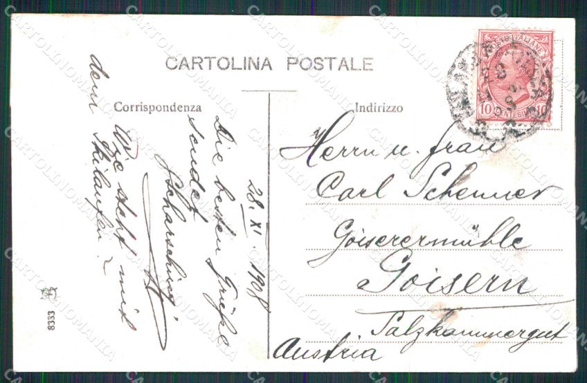 Milano Città Monumento a Felice Cavallotti cartolina RT5495 – retro