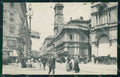 Milano Città Via Mercanti Tram cartolina RT5499 – fronte