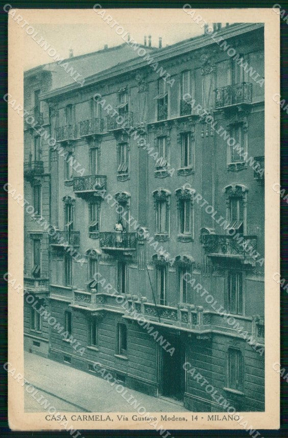 Milano Città Casa Carmela cartolina RT5500 – fronte
