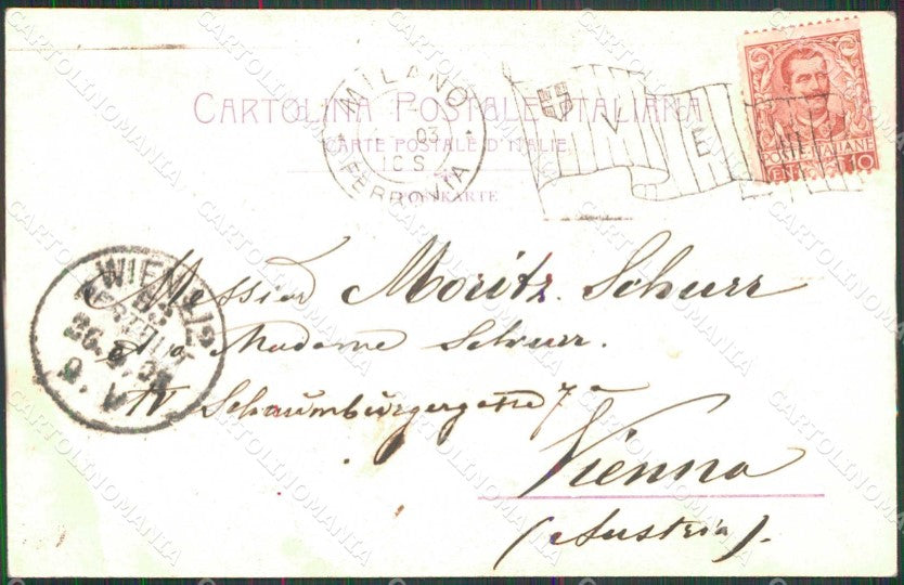 Milano Città Chiesa Evangelica Protestante Fotocromo 1042 cartolina RT5525 – retro