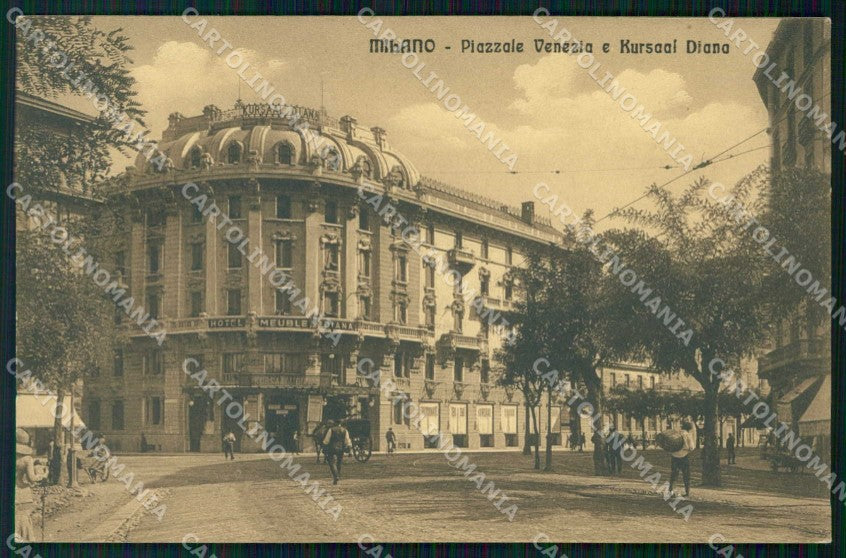 Milano Città Piazzale Venezia Kursaal Diana cartolina RT5527 – fronte