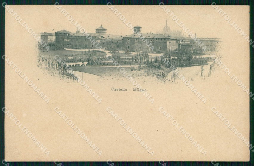 Milano Città Castello Sforzesco cartolina RT5533 – fronte