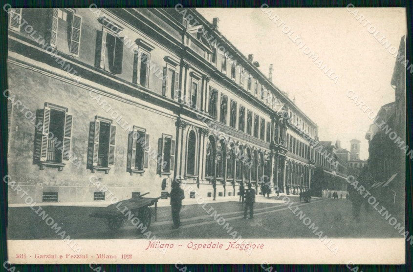 Milano Città Ospedale Maggiore cartolina RT5555 – fronte