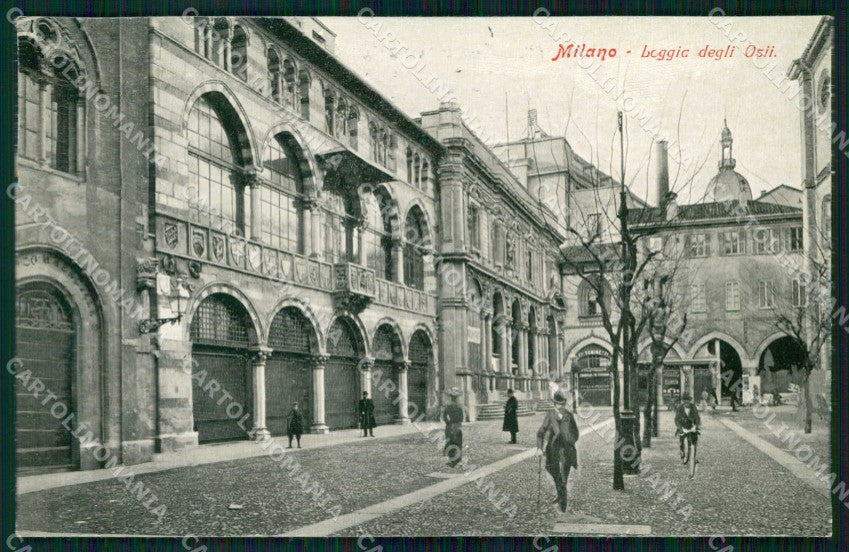 Milano Città Loggia degli Osii cartolina RT5558 – fronte