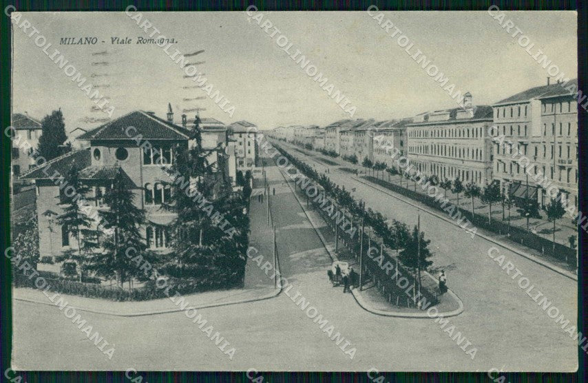 Milano Città Viale Romagna cartolina RT5607 – fronte