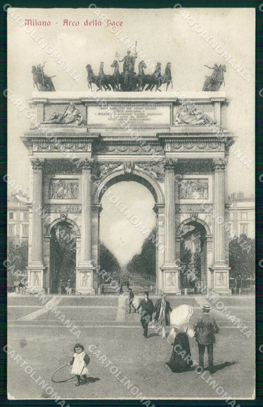 Milano Città Arco della Pace Foto cartolina RT5612 – fronte