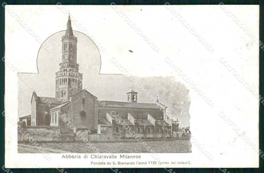 Milano Città Abbazia di Chiaravalle Modiano cartolina RT5619 – fronte