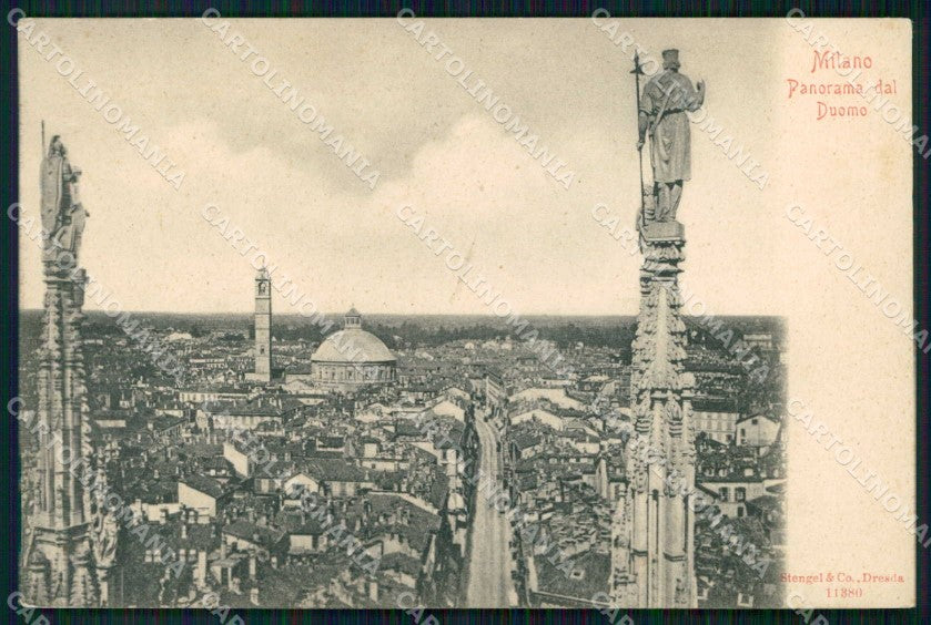 Milano Città Veduta dal Duomo Stengel 11380 Foto cartolina RT5628 – fronte