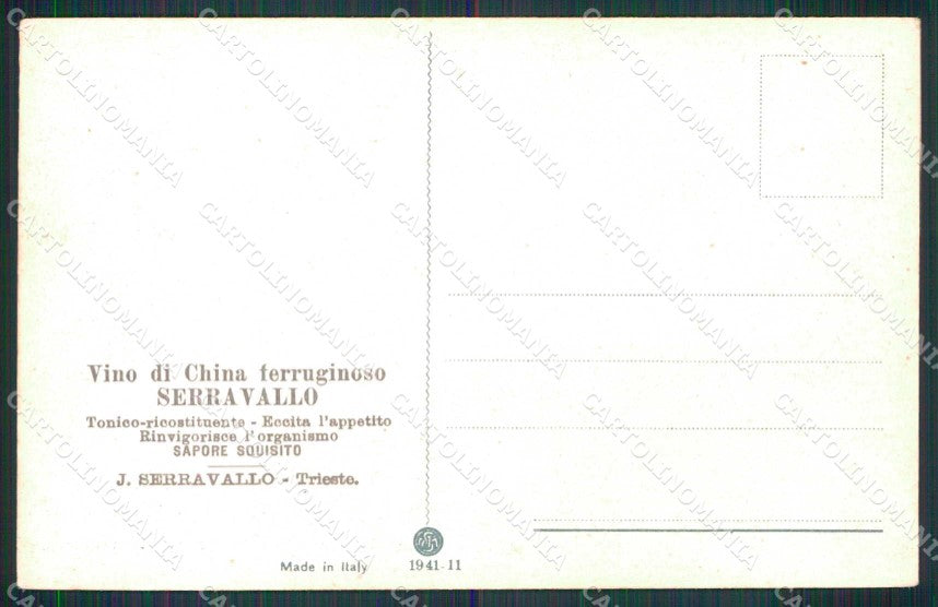 Milano Città Largo Cairoli Vino di China Ferruginoso cartolina RT5631 – retro