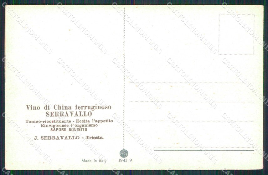 Milano Città Stazione Centrale Vino di China Ferruginoso Tram cartolina RT5632 – retro