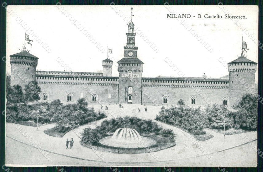 Milano Città Castello Sforzesco cartolina RT5642 – fronte