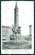Milano Città Monumento delle Cinque Giornate cartolina RT5651 – fronte